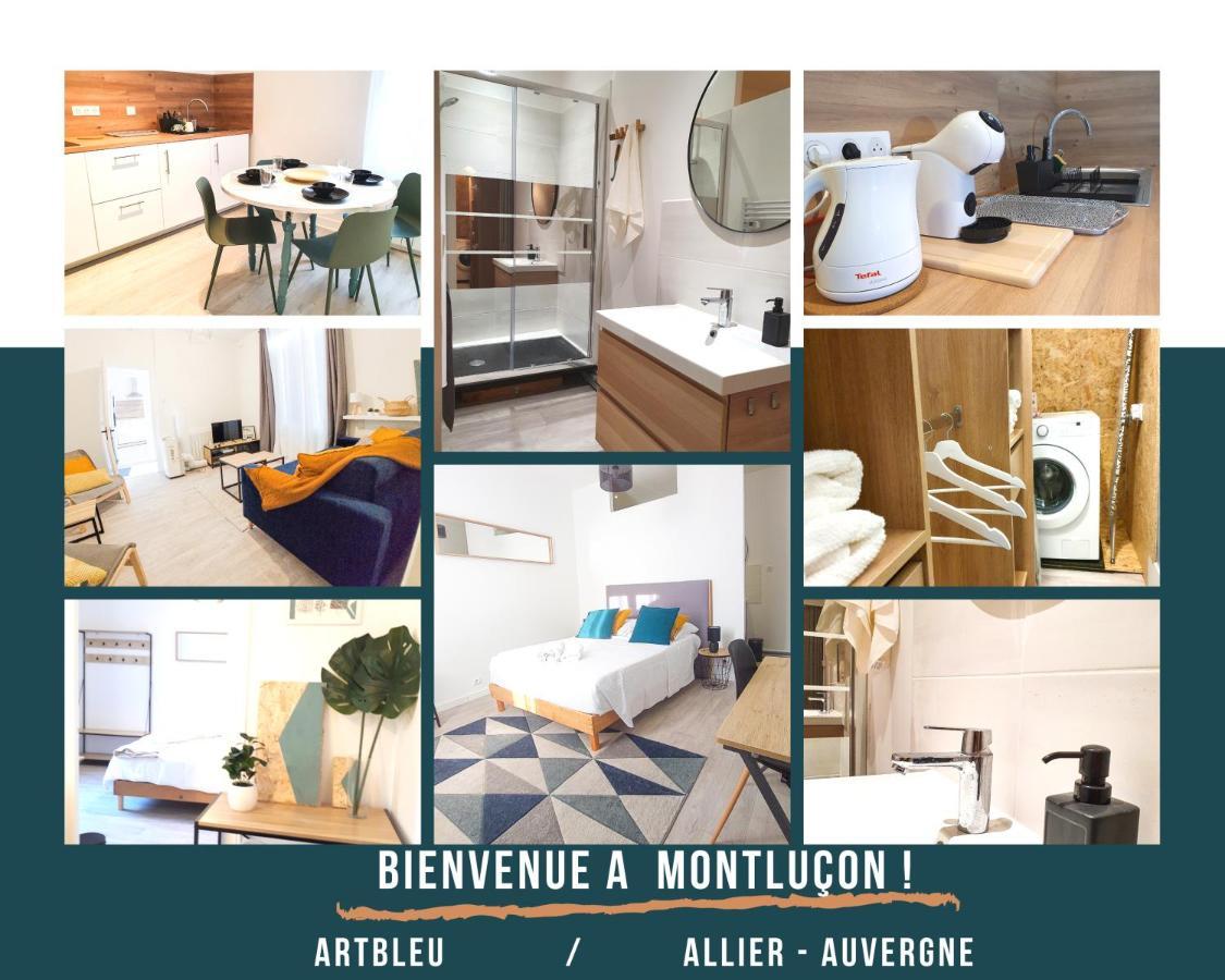 Artbleu -Tout Confort - Ideal Pros - Proche Commerces Montluçon Exterior foto